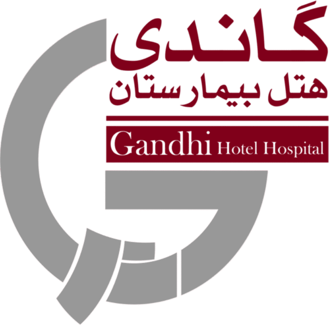 Gandhi hospital in Tehran-Logo