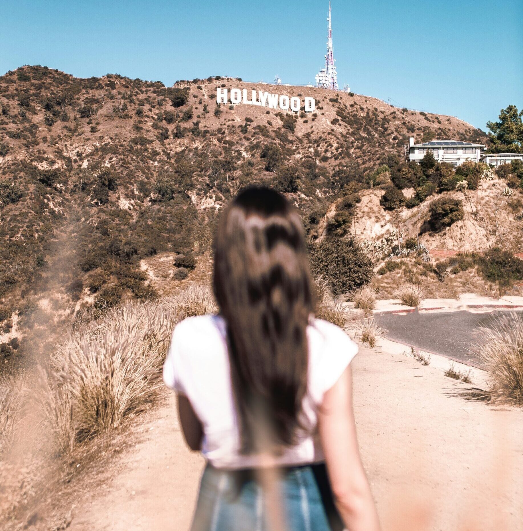 A girl dreaming about Hollywood 