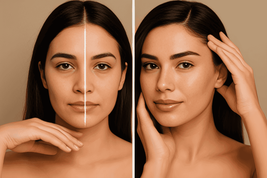 temple lift surgery and temple fillers lifting eye