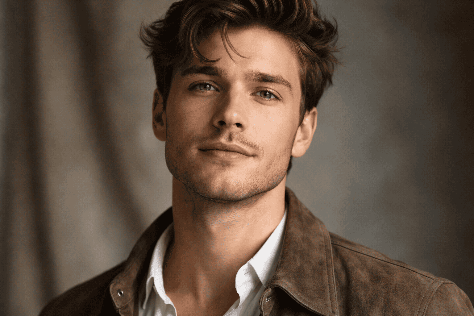 A man with an upturned or celestial nose