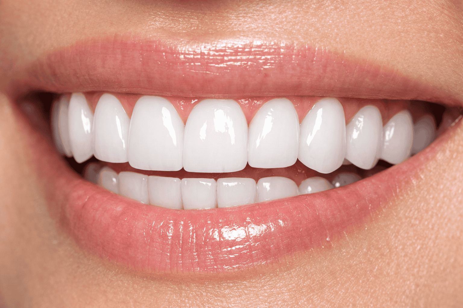 lips and dental veneers